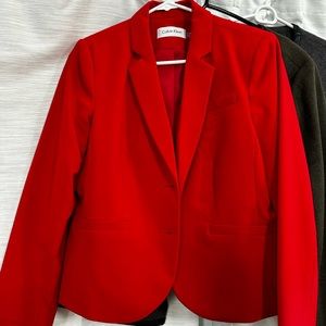 COPY - Red Calvin Klein Blazer